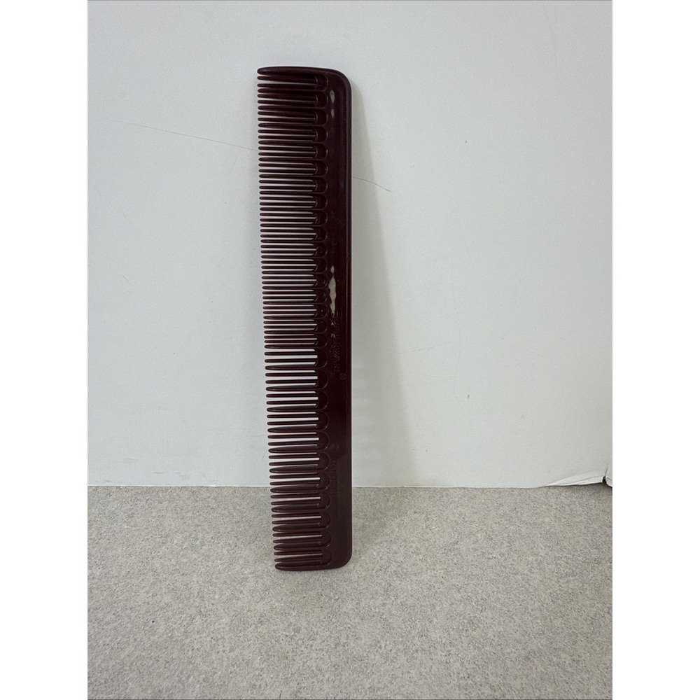 Vintage TUPPERWARE 7" Brown Comb Hair Styling 1542 Thick Fine Tooth - Picture 5 of 6